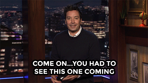 Jimmy Fallon's being funny